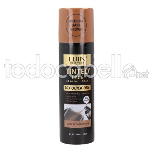 Ebin New York Quick Tinted Lace Spray Medium Dark Brown 100Ml