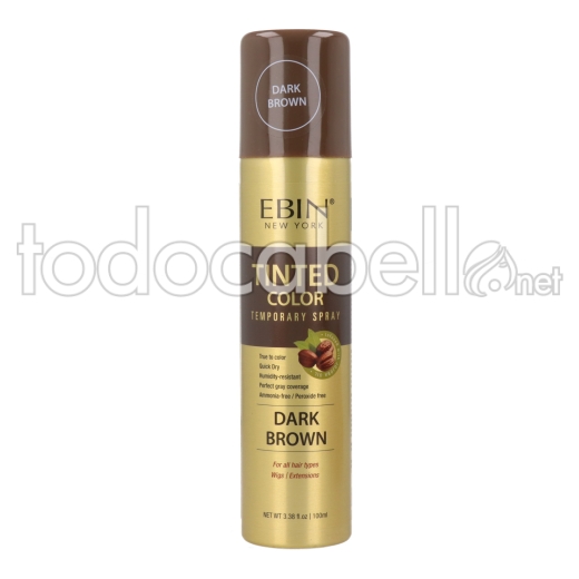 Ebin New York Tinted Color Dark Brown Spray 100Ml