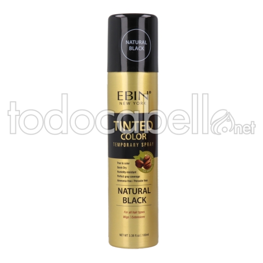 Ebin New York Tinted Color Natural Black Spray 100Ml