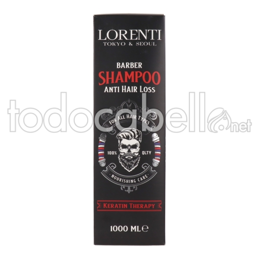 Lorenti Men Champú 1000ml Keratin Therapy