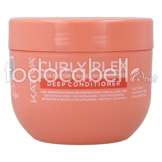 Kativa Curly Plex Deep Acondicionador 450 Ml