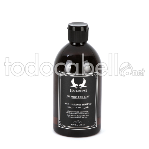 Black Crows For Men Champú Anti-caída 500ml