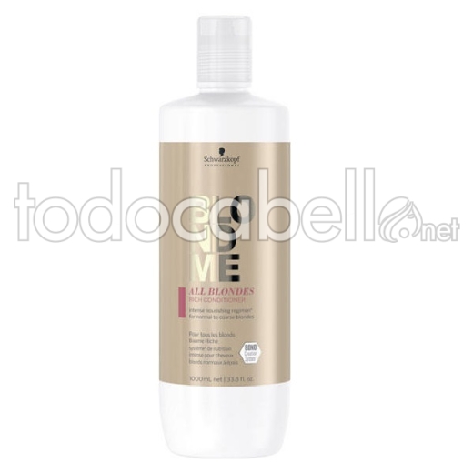 Schwarzkopf Blondme Keratin Restore All Blondes Rich Acondicionador 1000ml