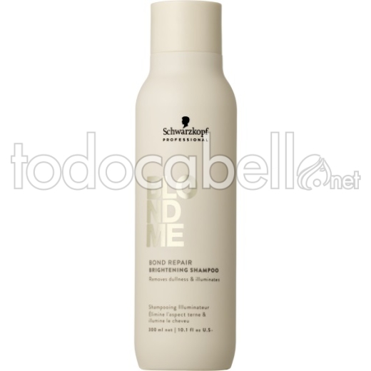 Schwarzkopf Blondme Bond Repair Champú Iluminador Nutritivo 300ml