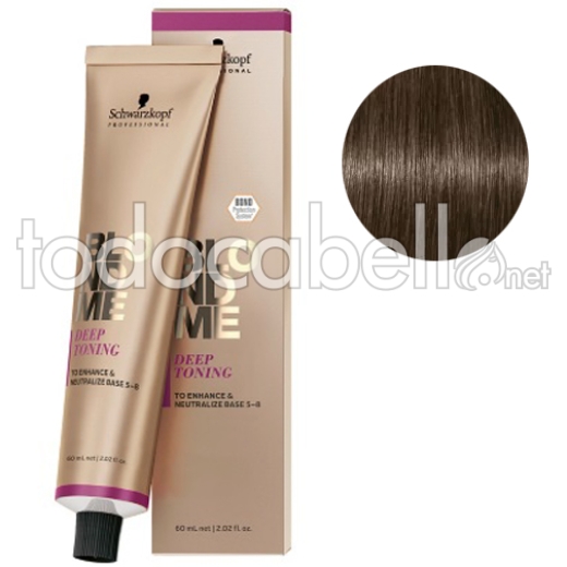 Schwarzkopf Blondme DT Deep Chestnut Crema Matizadora Rubios 60ml