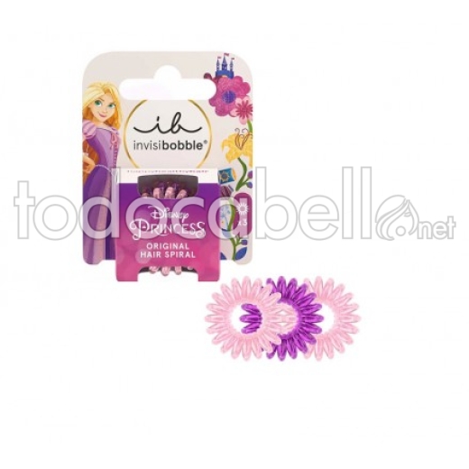 Invisibobble Hair Spiral Kids Original Disney Rapunzel 3 U