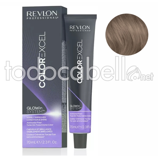 Revlon Tinte Revlonissimo Color Excel 6.12 Rubio Oscuro Ceniza Irisado 70ml