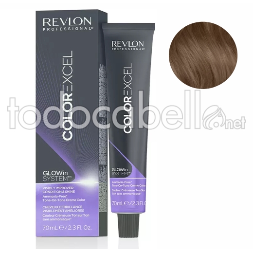 Revlon Tinte Revlonissimo Color Excel 6.42 Rubio Oscuro Marrón Irisado 70ml