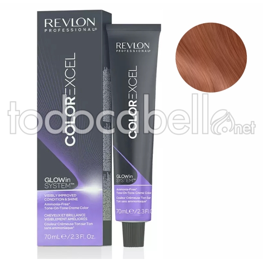 Revlon Tinte Revlonissimo Color Excel 77.40 Cobre Claro Intenso 70ml