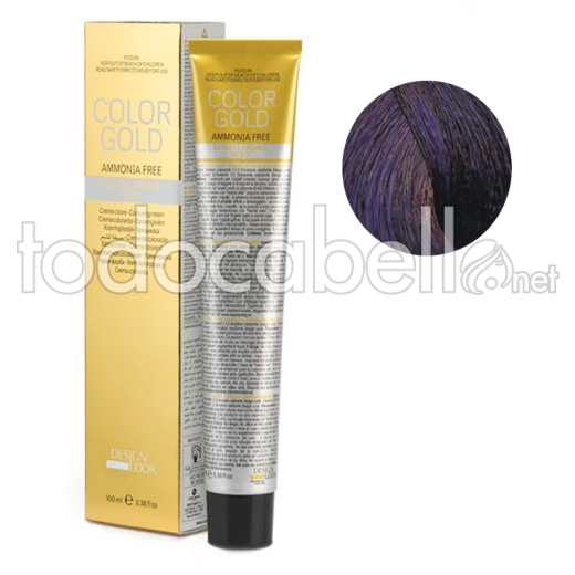 Design Look Color Gold 4.22 Castaño Violeta Intenso 100ml