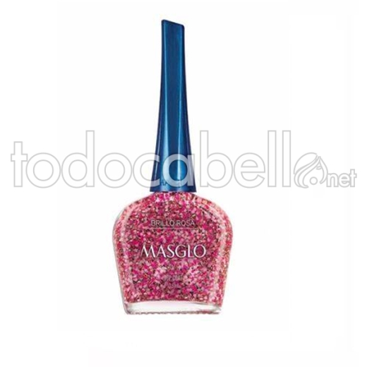 Masglo Esmalte de Uñas Brillo ROSA 13,5ml