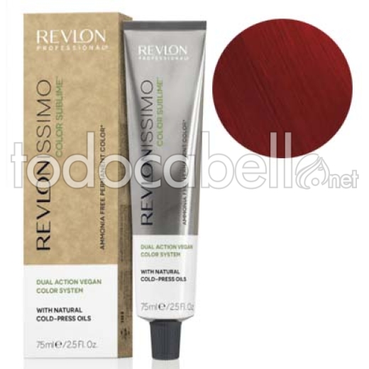 Revlon Tinte Revlonissimo Color SUBLIME VEGANO 77.66 Rubio Medio Rojo PurpuraMuy Intenso  "Sin Amoniaco" 75ml