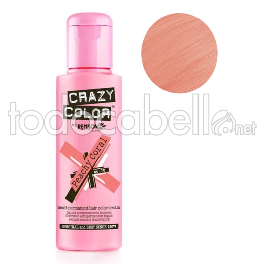 Crazy Color Nº70 Peachy Coral 100ml