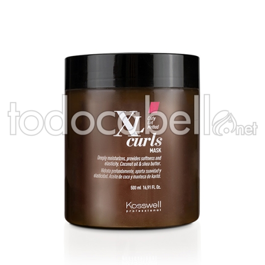 Kosswell XL Curls Mascarilla Cabello Rizado. Método Curly Girl 500ml