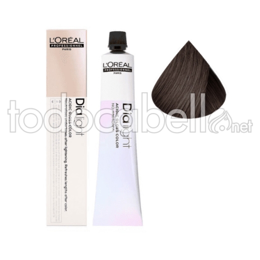 Loreal Dia Light Tinte Sin Amoníaco 50 Ml Color 7.12 Rubio Ceniza Irisado