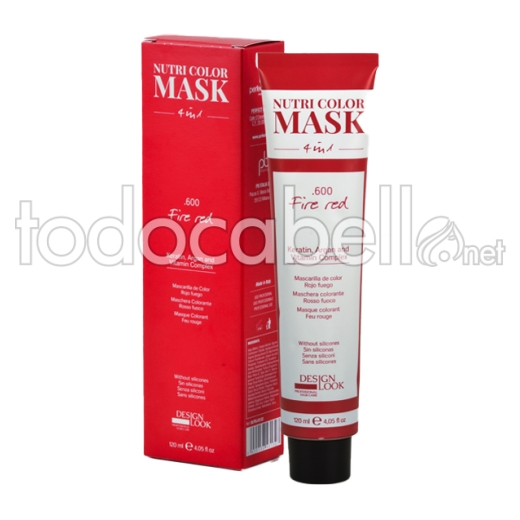 Design Look Nutri Color Mask 4 in 1 Fire Red 120ml