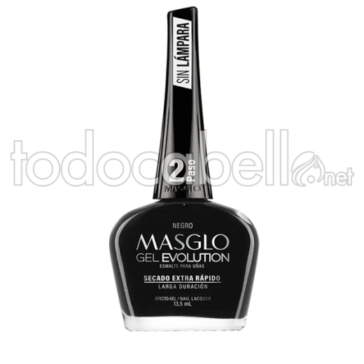 Masglo Esmalte Gel Evolution NEGRO 13,5ml