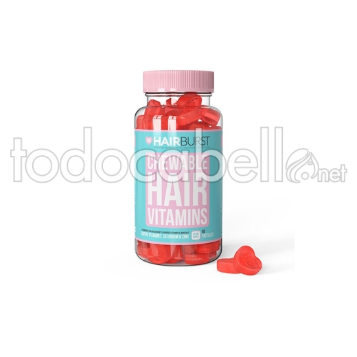 Hairburst Vitaminas Para Perdida y Rotura de Cabello Chewable Heart 60 und.