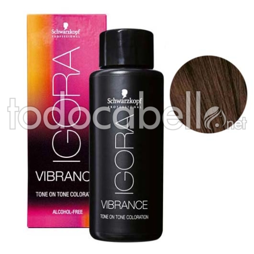 Schwarzkopf Tinte Demipermanente Igora Vibrance 4-6 castaño medio beige marrón 60ml