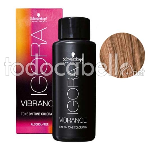 Schwarzkopf Tinte Demipermanente Igora Vibrance 7-65 Rubio Medio Chocolate Dorado 60ml