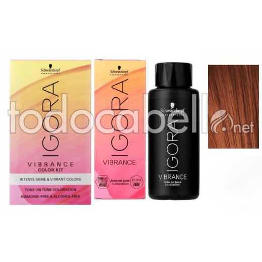 Schwarzkopf Tinte Demipermanente Igora Vibrance 5-7 castaño claro cobrizo 60ml