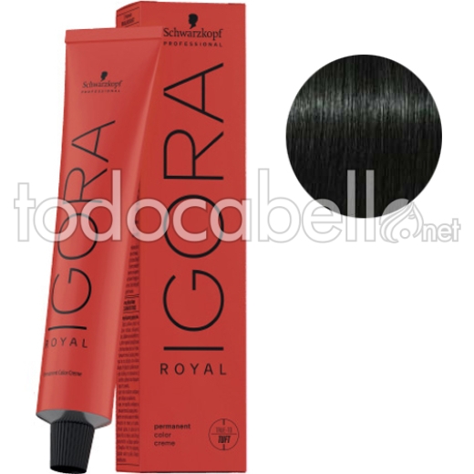 Schwarzkopf Tinte Igora Royal 4-33 Castaño Medio Mate Intenso 60g + Oxigenada en promoción