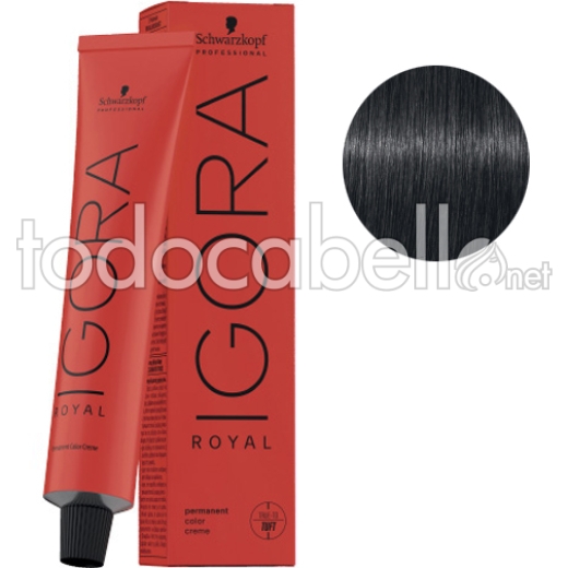 Schwarzkopf Tinte Igora Royal 7-21 Rubio Medio Humo Ceniza 60ml + Oxigenada en promoción