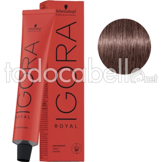 Schwarzkopf Tinte Igora Royal 7-48 Rubio Medio Beige Rojo 60g + Oxigenada en promoción