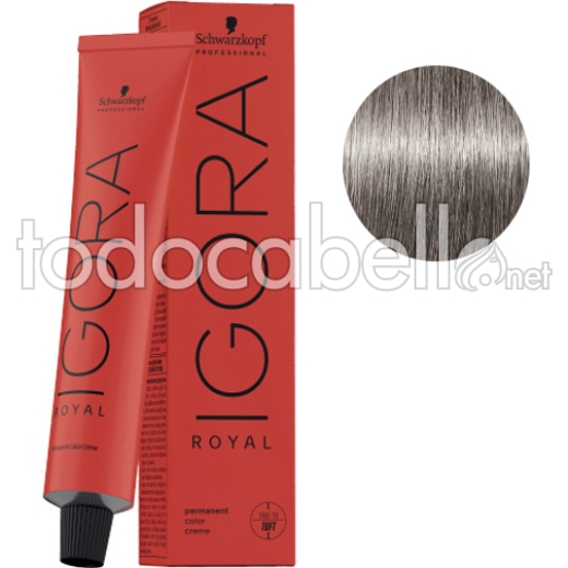 Schwarzkopf Tinte Igora Royal Rubio Claro Ceniza Intenso