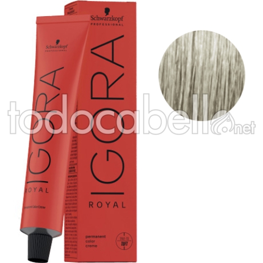 Schwarzkopf Tinte Igora Royal 9-11 Rubio Muy Claro Ceniza Intenso 60g + Oxigenada en promoción