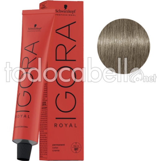 Schwarzkopf Tinte Igora Royal 9-24 Rubio Muy Claro Humo Beige 60g + Oxigenada en promoción