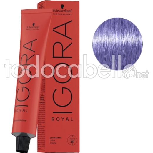 Schwarzkopf Tinte Igora Royal 9,5-29 Matizador Pastel Lavanda 60g + Oxigenada en promoción