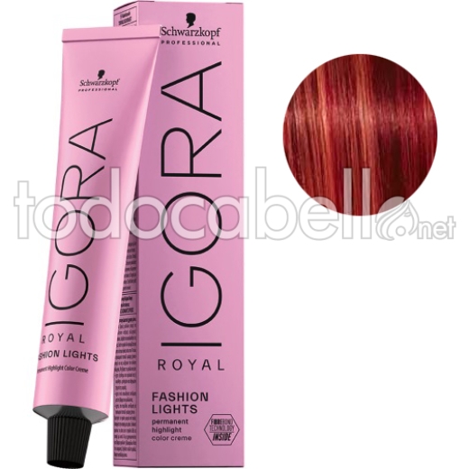 Schwarkopf Tinte Igora Royal Fashion Lights Rojo