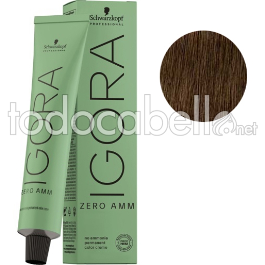 Schwarzkopf Tinte Igora ZERO AMM sin amoniaco 6-46 Rubio Oscuro Beige Chocolate 60ml