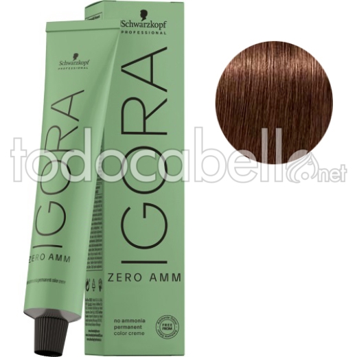 Schwarzkopf Tinte Igora ZERO AMM sin amoniaco 6-68 Rubio Oscuro Chocolate Rojo 60ml