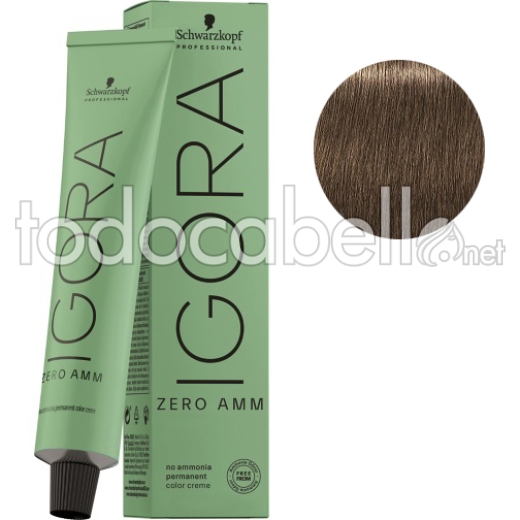 Schwarzkopf Tinte Igora ZERO AMM sin amoniaco 7-0 Rubio Medio Natural 60ml