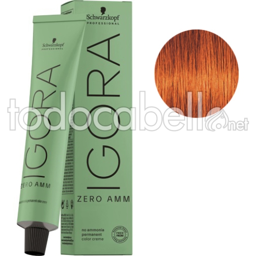 Schwarzkopf Tinte Igora ZERO AMM sin amoniaco 7-77 Rubio Medio Cobrizo Intenso 60ml