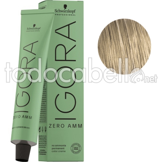 Schwarzkopf Tinte Igora ZERO AMM sin amoniaco 8-19 Rubio Claro Ceniza Violeta 60ml