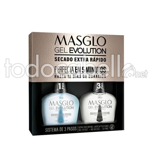 Masglo Kit Base + Top Gel Evolution 13,5ml