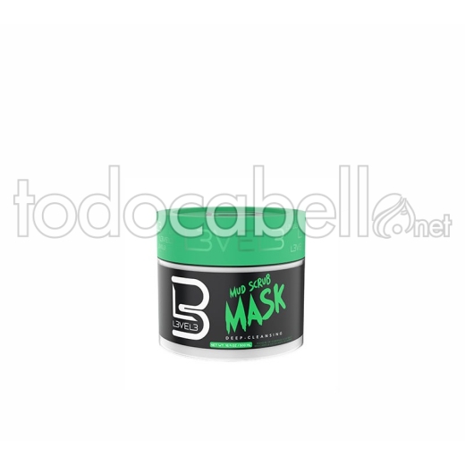 L3v3L Mascarilla facial Exfoliante de barro 500ml