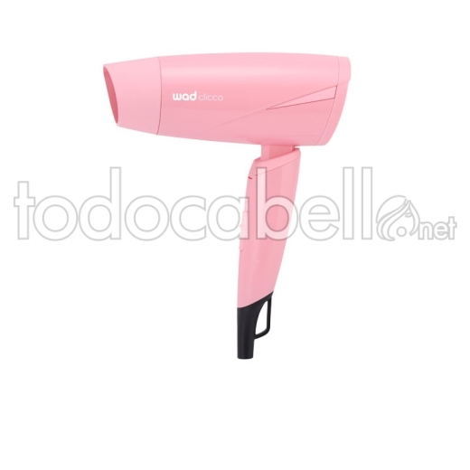 Wad Secador Mini Clicco Rosa Plegable 1200W