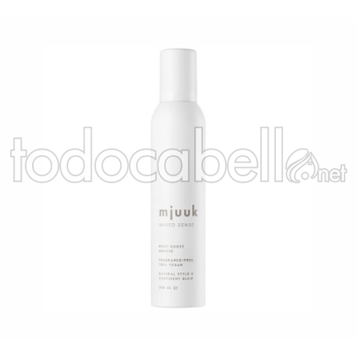 Mjuuk Naked Sense Espuma Root Boost sin Fragancia 250ml