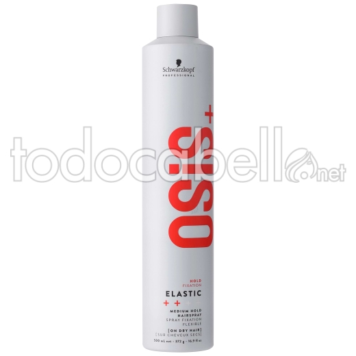 Schwarzkopf NEW Osis+ Elastic Laca de fijción flexible 500ml.