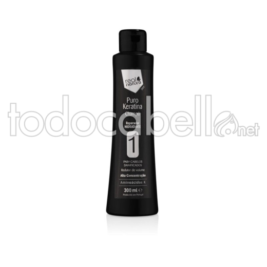 Real Natura Puro Keratina 1 Champú 300ml