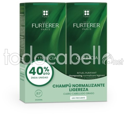 Rene Furterer Curbicia Champú Purificante Duo 2 X 150 Ml