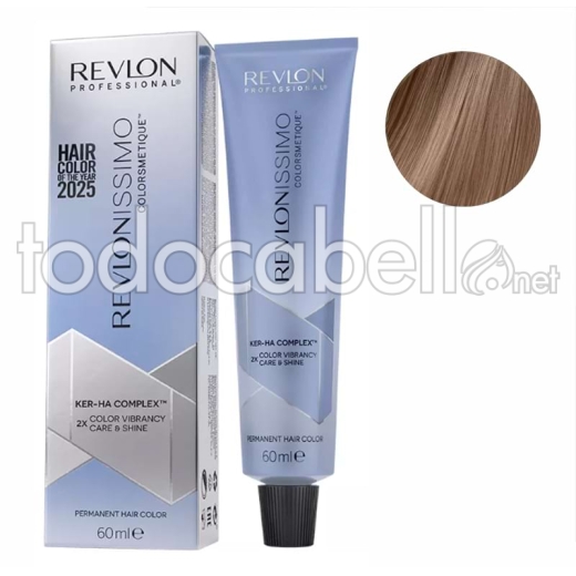 Revlon Tinte Revlonissimo Colorsmetique 8.18 Rubio Claro Ceniza Marrón 60ml