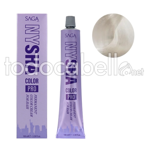 Saga Nysha Color Pro 100 Ml Color 10.00 Rubio Platino Intenso