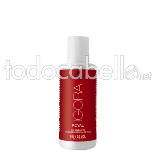 Schwarzkopf Oxigenada 6% 20vol. Loción Activadora Igora Royal 60ml