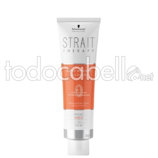 Schwarzkopf Strait Therapy  Crema Alisadora -0- Cabello Fuerte 300ml