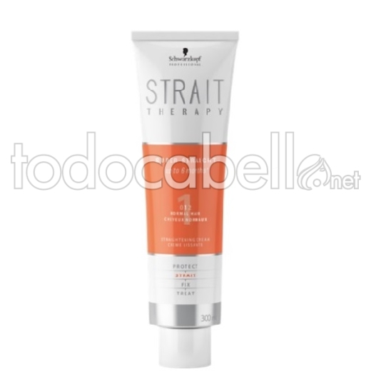 Schwarzkopf Strait Therapy  Crema Alisadora -1- Cabello normal 300ml